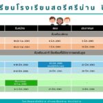 ปฏิทินการรับนักเรียน WWW