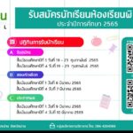 ประกาศรับสมัครห้องเรียนพิเศษ www