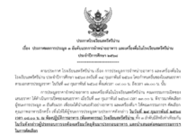 ประกาศ เรื่อง ประกาศผลการประมูล 3 อันดับแรกการจำหน่ายอาหาร และเครื่องดื่มในโรงเรียนสตรีศรีน่าน ประจำปีการศึกษา 2568