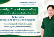 ขอแสดงความยินดีกับครูที่ได้รับรางวัลในการแข่งขันทักษะภาษาไทย “วิถีแห่งน่าน สืบสานภาษาไทย” โดยสำนักงานเขตพื้นที่การศึกษามัธยมศึกษาน่าน ประจำปีงบประมาณ 2569